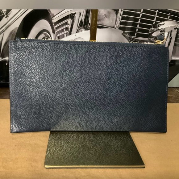 Michael Kors Navy Blue Clutch - Picture 2 of 4
